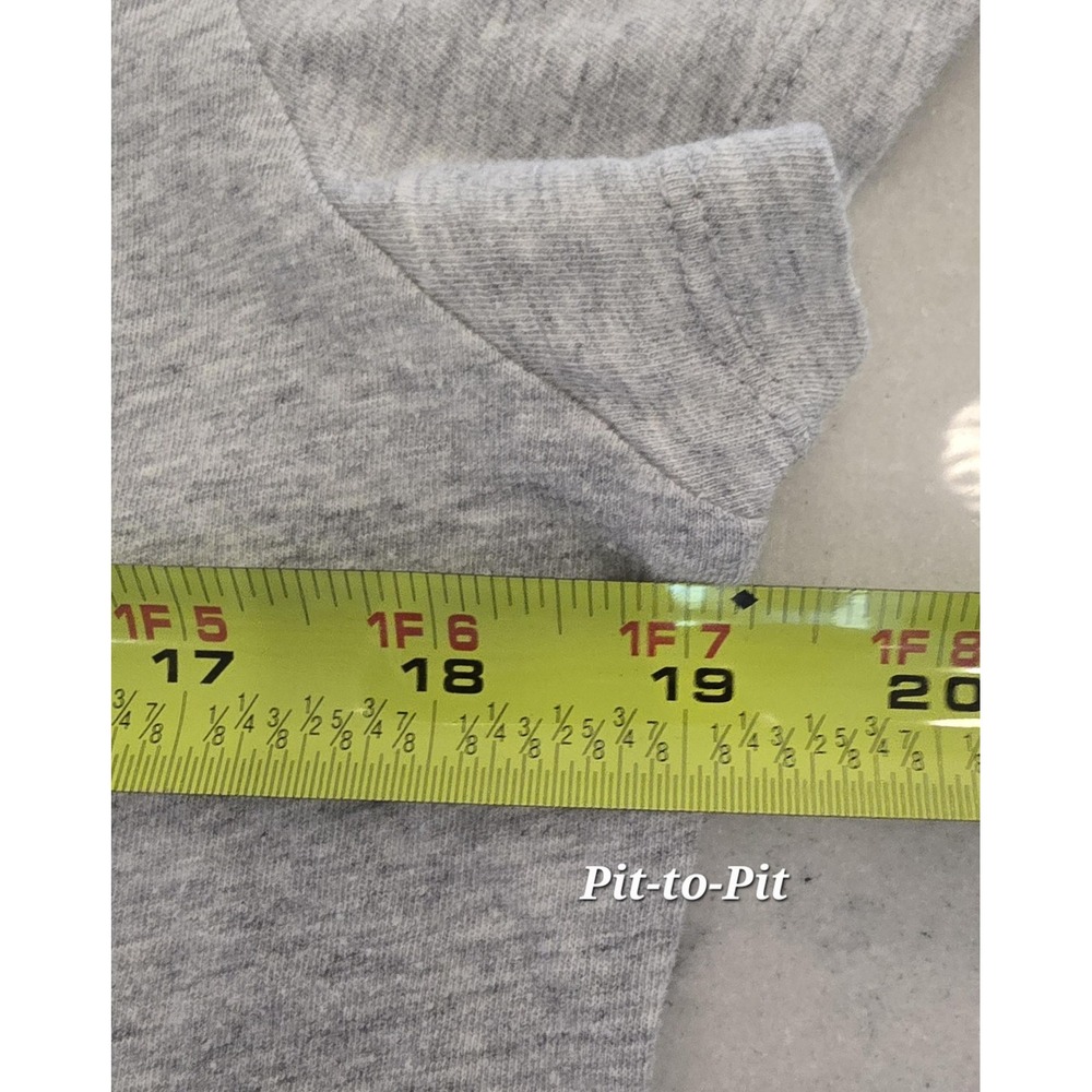 Calvin Klein Jeans Shirt Womens Large Gray CK Logo Short Sleeve Cotton Modal - Picture 6 of 9